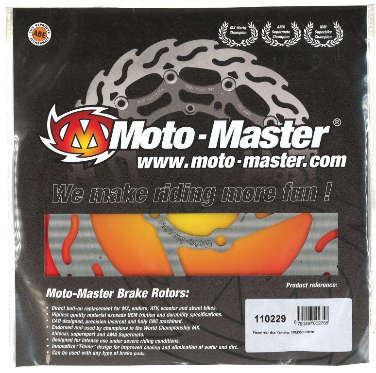 DISC BRAKE REAR WARRIOR 350, MOTO-MASTER 110229 thumbnail 2