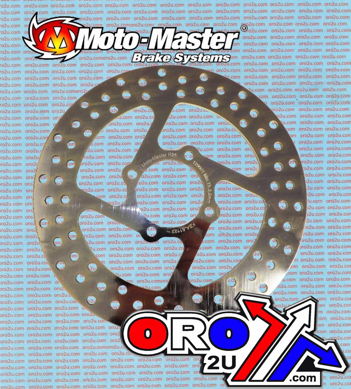 DISC BRAKE REAR WARRIOR 350, MOTO-MASTER 110081 ROUND image 1