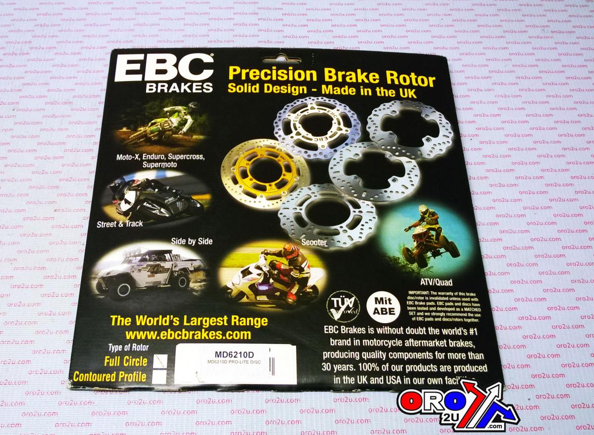 DISC BRAKE FRONT EBC MD6210D thumbnail 2