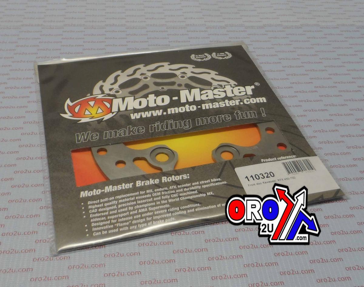 DISC BRAKE FRONT KFX450R 07-12, MOTO-MASTER 110320 image 1