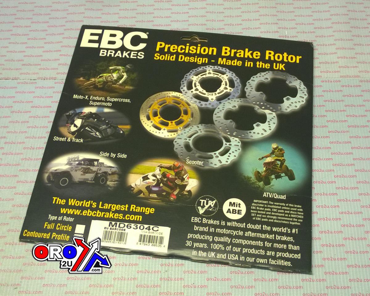 DISC BRAKE REAR KFX450R 07-12, EBC MD6304C KAWASAKI thumbnail 2