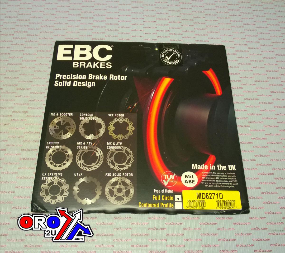 DISC BRAKE ARCTIC CAT, EBC MD6271D, ATV FRONT/REAR, AT-05767 thumbnail 2