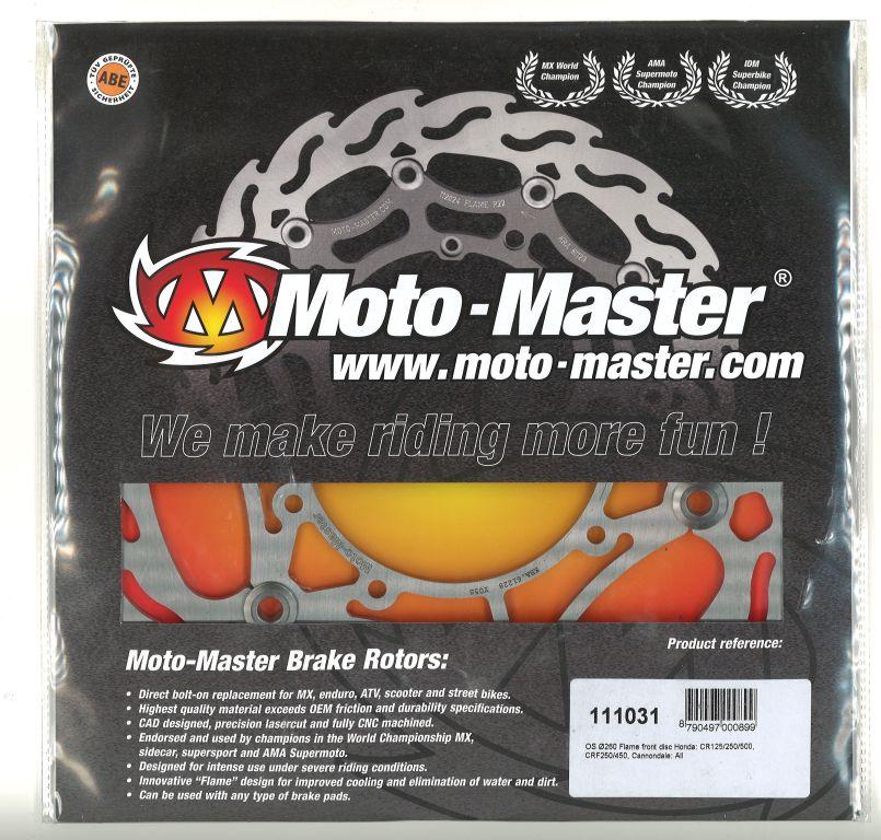 260 DISC FRONT 95-13 CR CRF, MOTO-MASTER OVERSIZE 111031 thumbnail 2