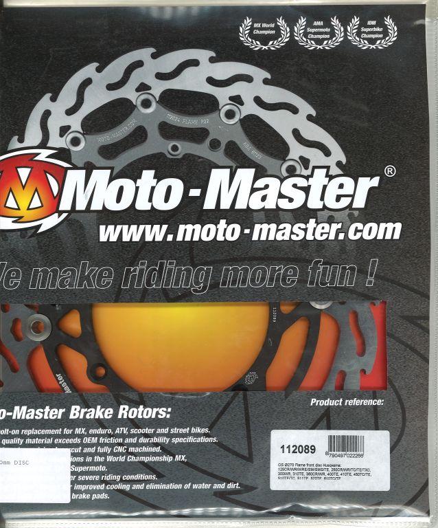 270 DISC FRONT 92-12 HUSKY, MOTO-MASTER 112089 OVERSIZE thumbnail 2
