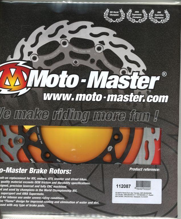 270 DISC FRONT YZ YZF RM, MOTO-MASTER 112087 OVERSIZE thumbnail 2