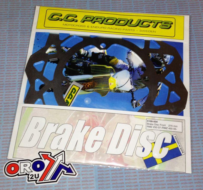 270 DISC FRONT RMZ250 450 CC, CrossCenter 5100-504 OVERSIZE thumbnail 3
