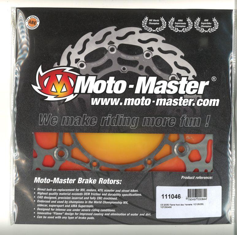 260 DISC FRONT 08-12 YZ YZF, MOTO-MASTER 111046 OVERSIZE thumbnail 2