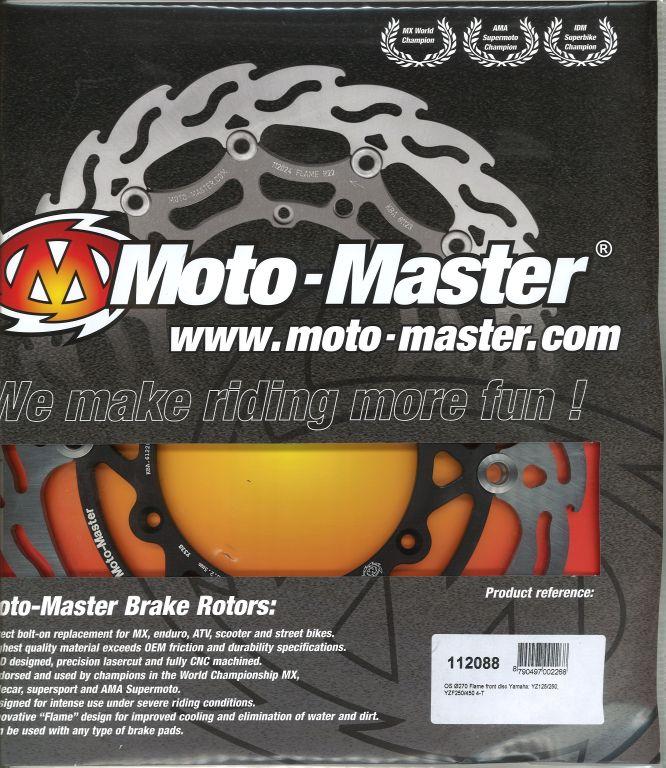 270 DISC FRONT 08-12 YZ YZF, MOTO-MASTER 112088 OVERSIZE thumbnail 2