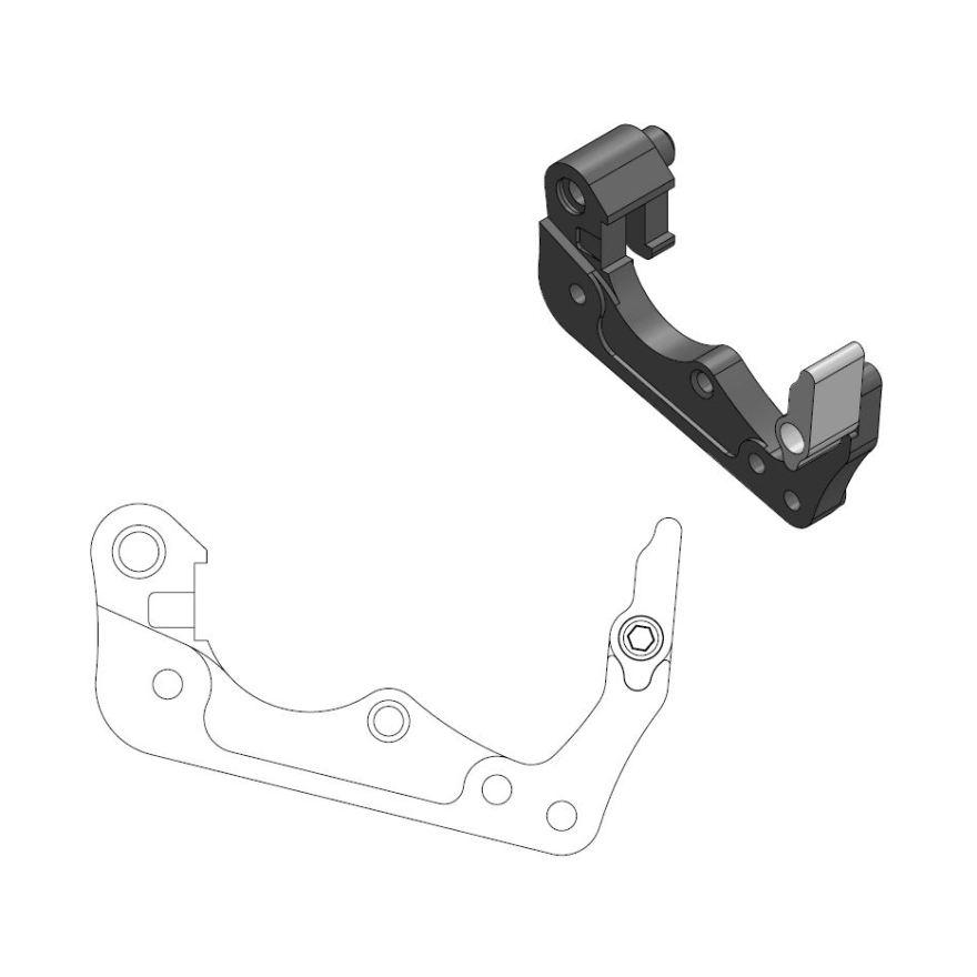 BRACKET 260mm KTM FRONT, MOTO-MASTER 211063 image 1