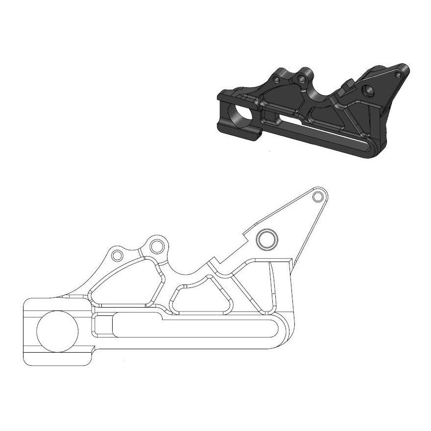 BRACKET REAR KTM HUSQVARNA, MOTO-MASTER 211085 image 1
