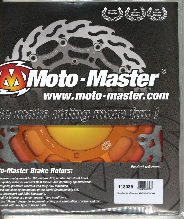 DISC BRAKE FRONT 320 Husqvarna, MOTO-MASTER 113039 image 1