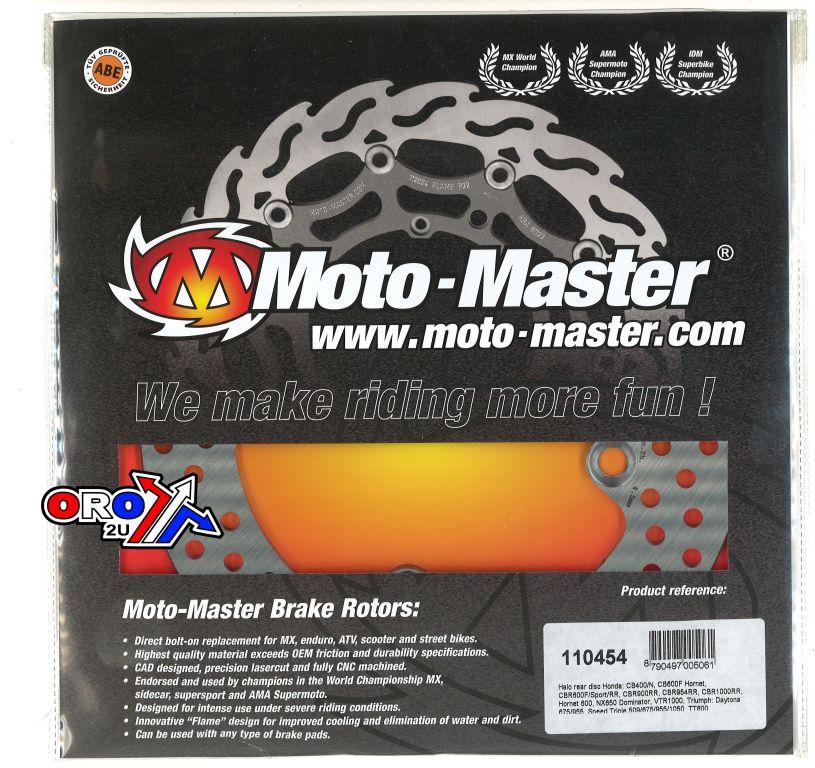 DISC BRAKE REAR HALO CB400, MOTO-MASTER 110454 HONDA thumbnail 2