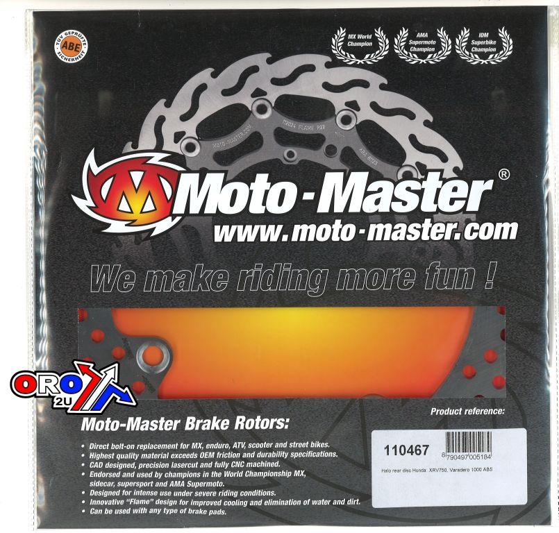 DISC BRAKE REAR HALO NC700, MOTO-MASTER 110467 HONDA thumbnail 2