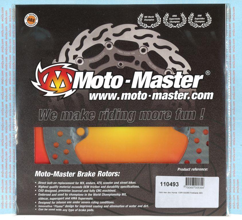 DISC BRAKE REAR CBR1000 ABS, MOTO-MASTER 110493 HONDA image 1