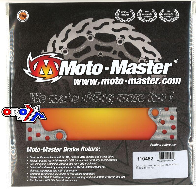 DISC BRAKE REAR CBR1000 ABS, MOTO-MASTER 110452 HONDA thumbnail 2