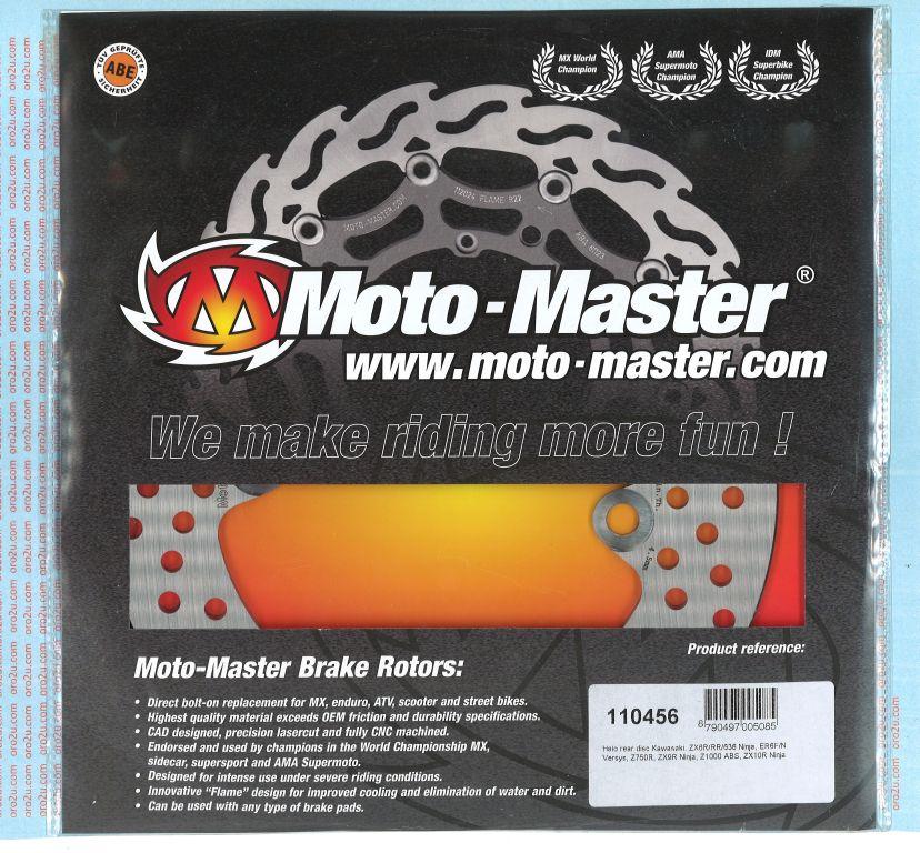 DISC BRAKE REAR ZX-6R NINJA, MOTO-MASTER 110456 KAWASAKI image 1