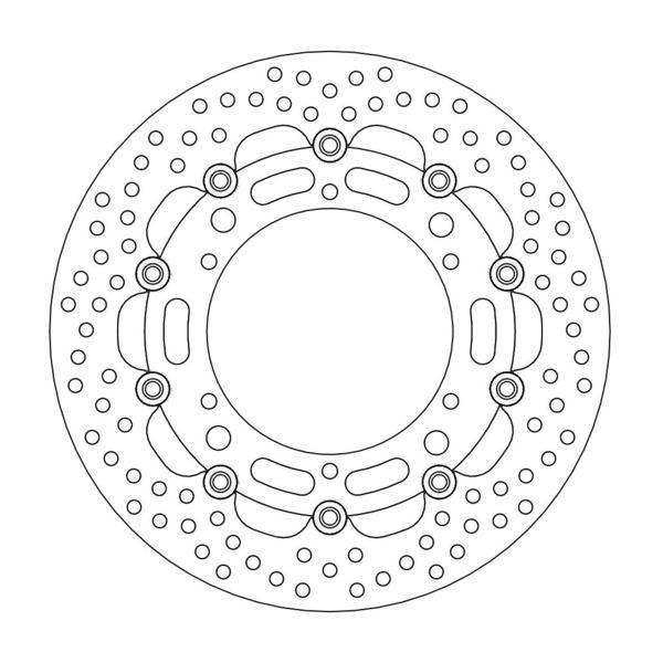 DISC BRAKE FRONT YAMAHA, MOTO-MASTER 112136 ROAD thumbnail 2