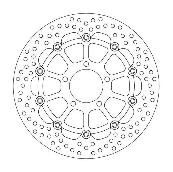 DISC BRAKE FRONT SUZUKI, MOTO-MASTER 112135 ROAD thumbnail 2