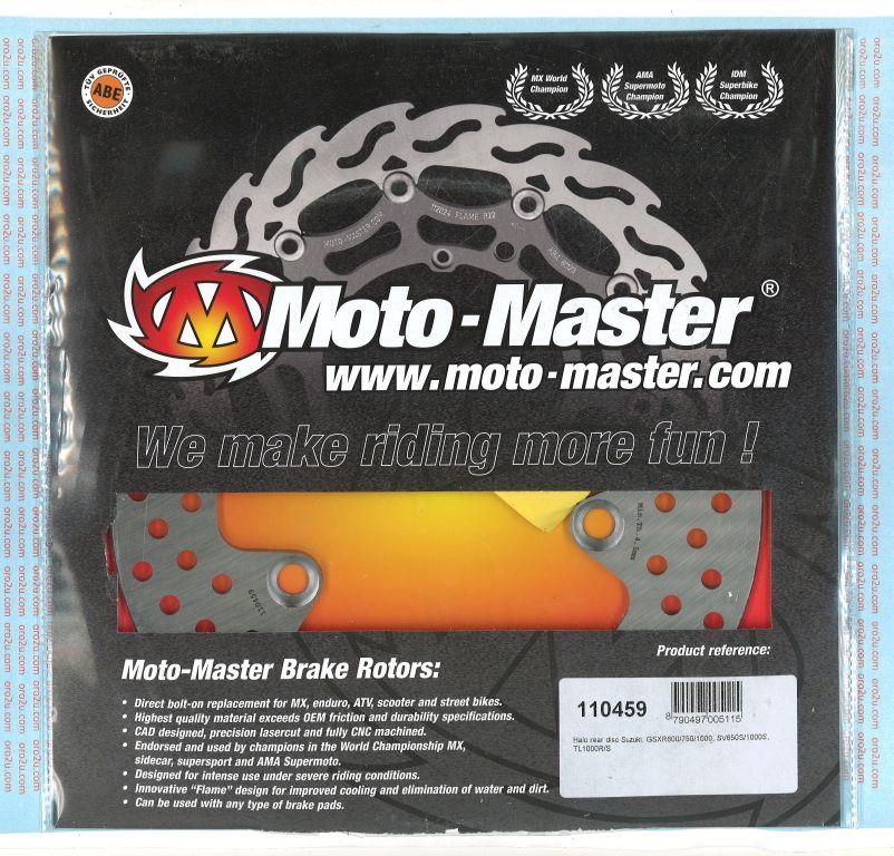 DISC BRAKE REAR SUZUKI, MOTO-MASTER 110459 ROAD image 1