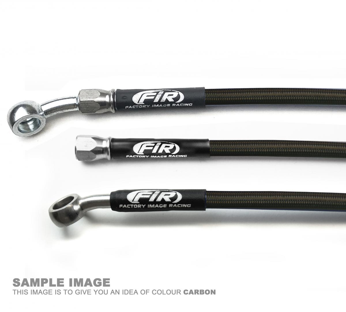 HOSE REAR BRAKE BLACK / BLK, XR400 1997-2003 HONDA FIR, KIT DONE