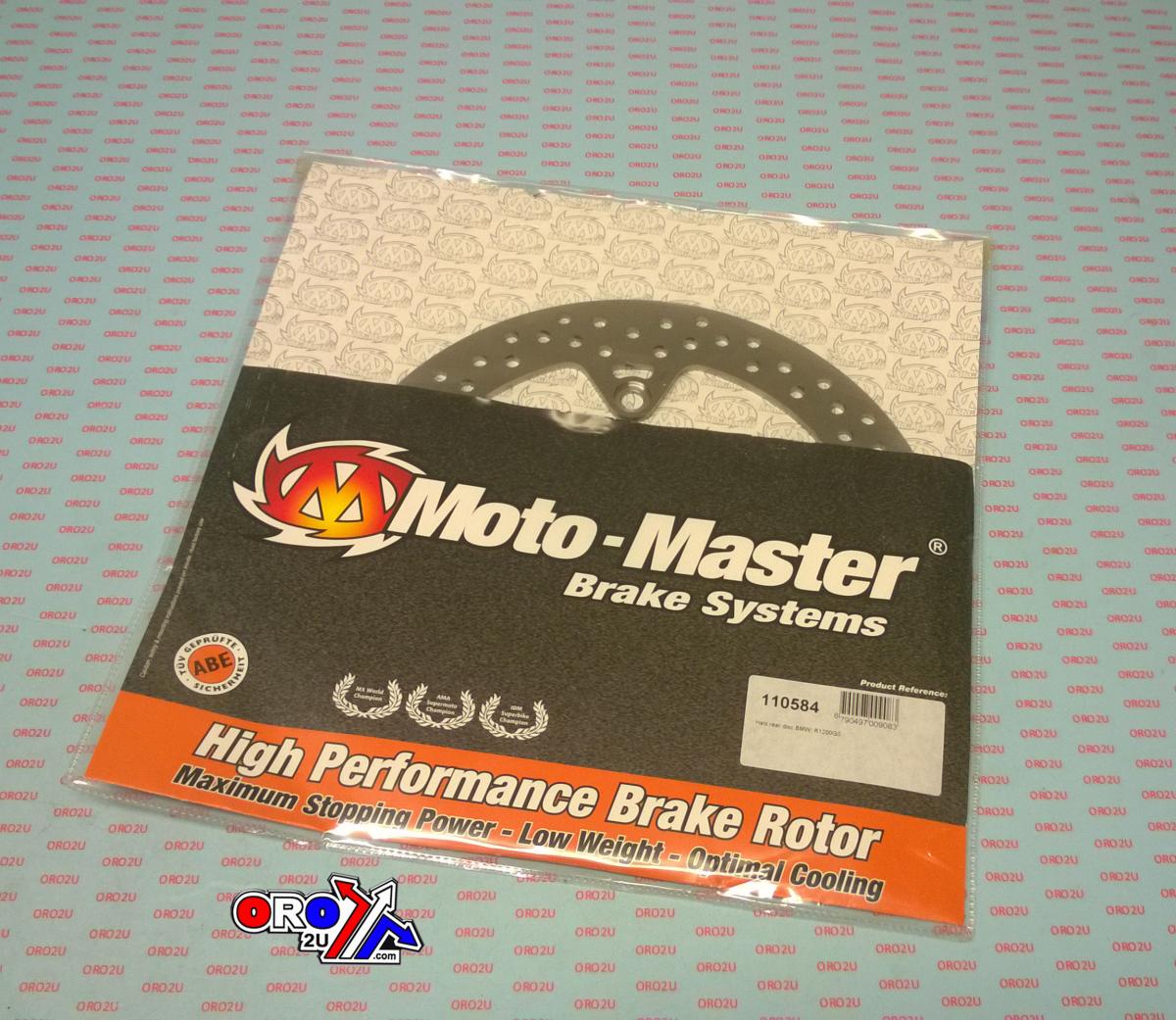 DISC BRAKE REAR HALO R1200GS, MOTO-MASTER 110584 BMW, ROAD, MC image 1
