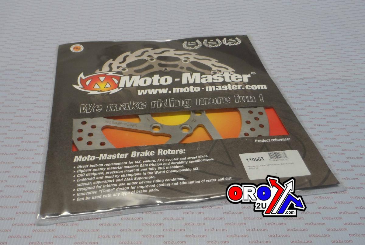 DISC BRAKE REAR HALO SUZUKI, MOTO-MASTER. VS1400, 110563, ROAD, MC, INTRUDER GL/GLP image 1