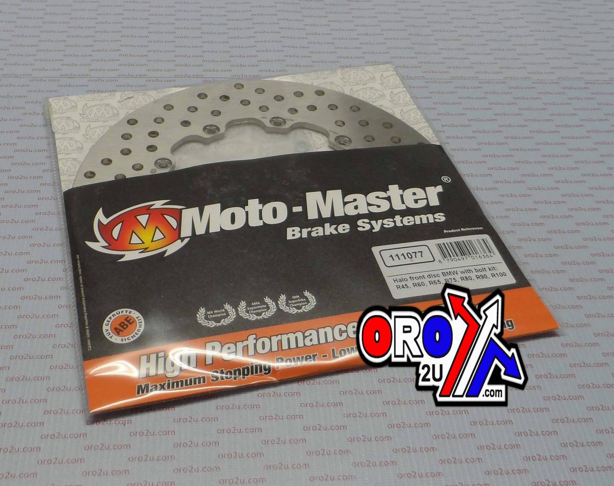 DISC BRAKE FRONT L/R HALO BMW, MOTO-MASTER CLASSIC, 111077, ROAD, MC image 1