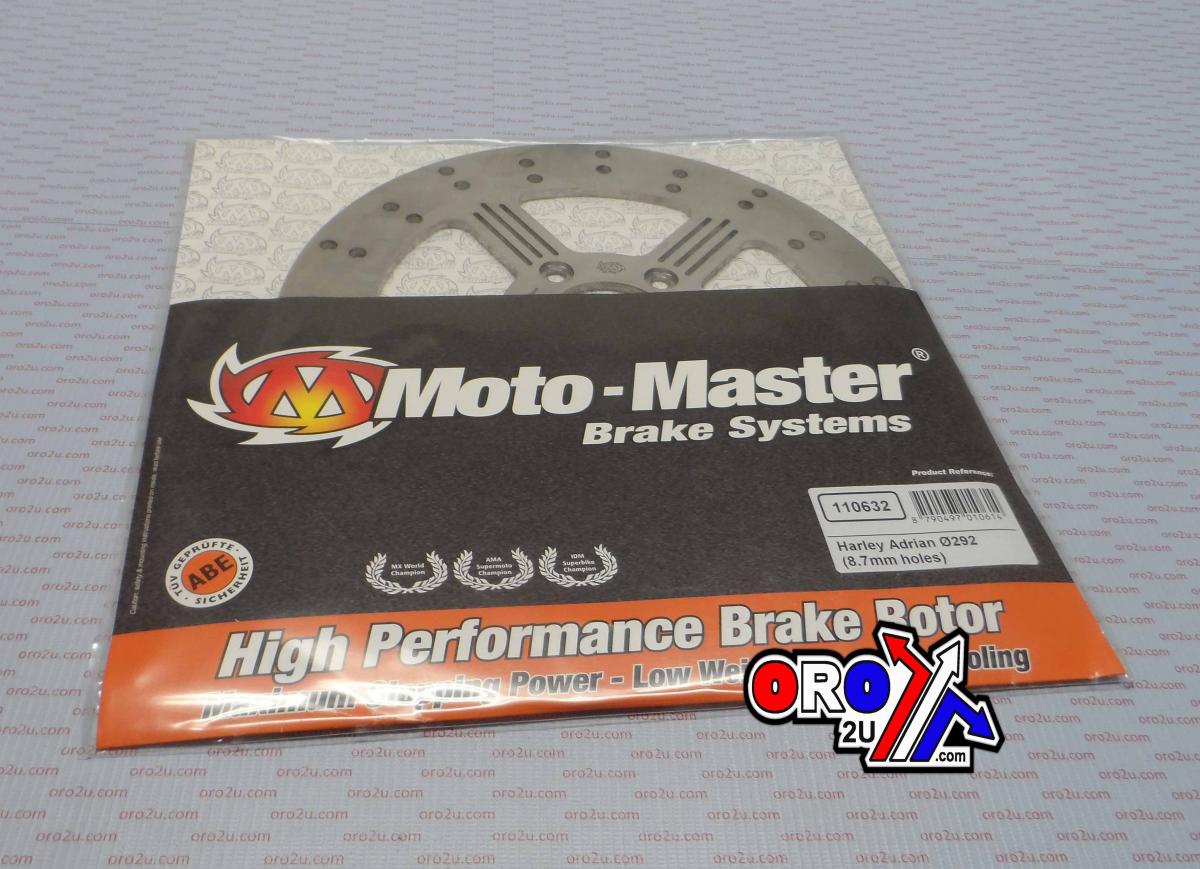 DISC BRAKE LT/RT HARLEY ADRIAN, MOTO-MASTER 110632, ROAD, MC image 1