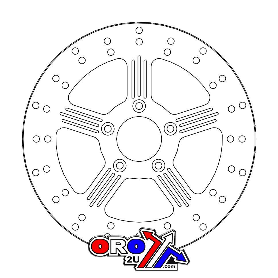 DISC BRAKE LT/RT HARLEY ADRIAN, MOTO-MASTER 110632, ROAD, MC thumbnail 2