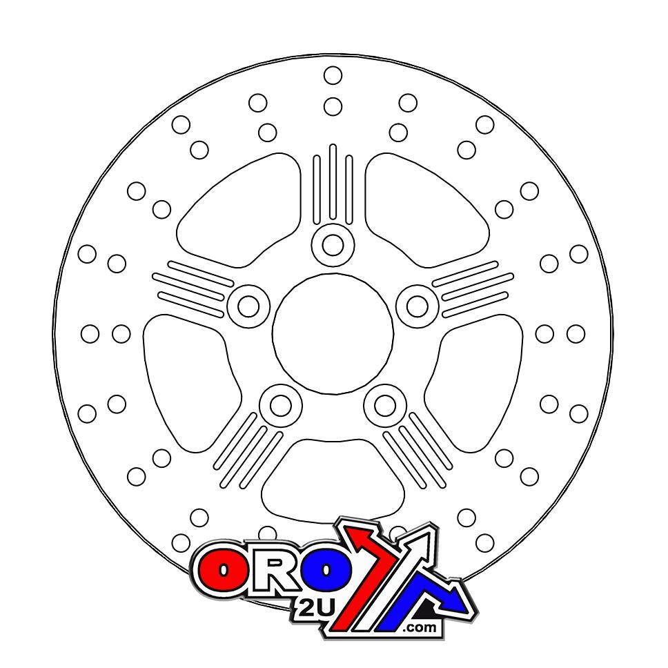 DISC BRAKE REAR HARLEY ADRIAN, MOTO-MASTER ,110634, ROAD, MC thumbnail 2