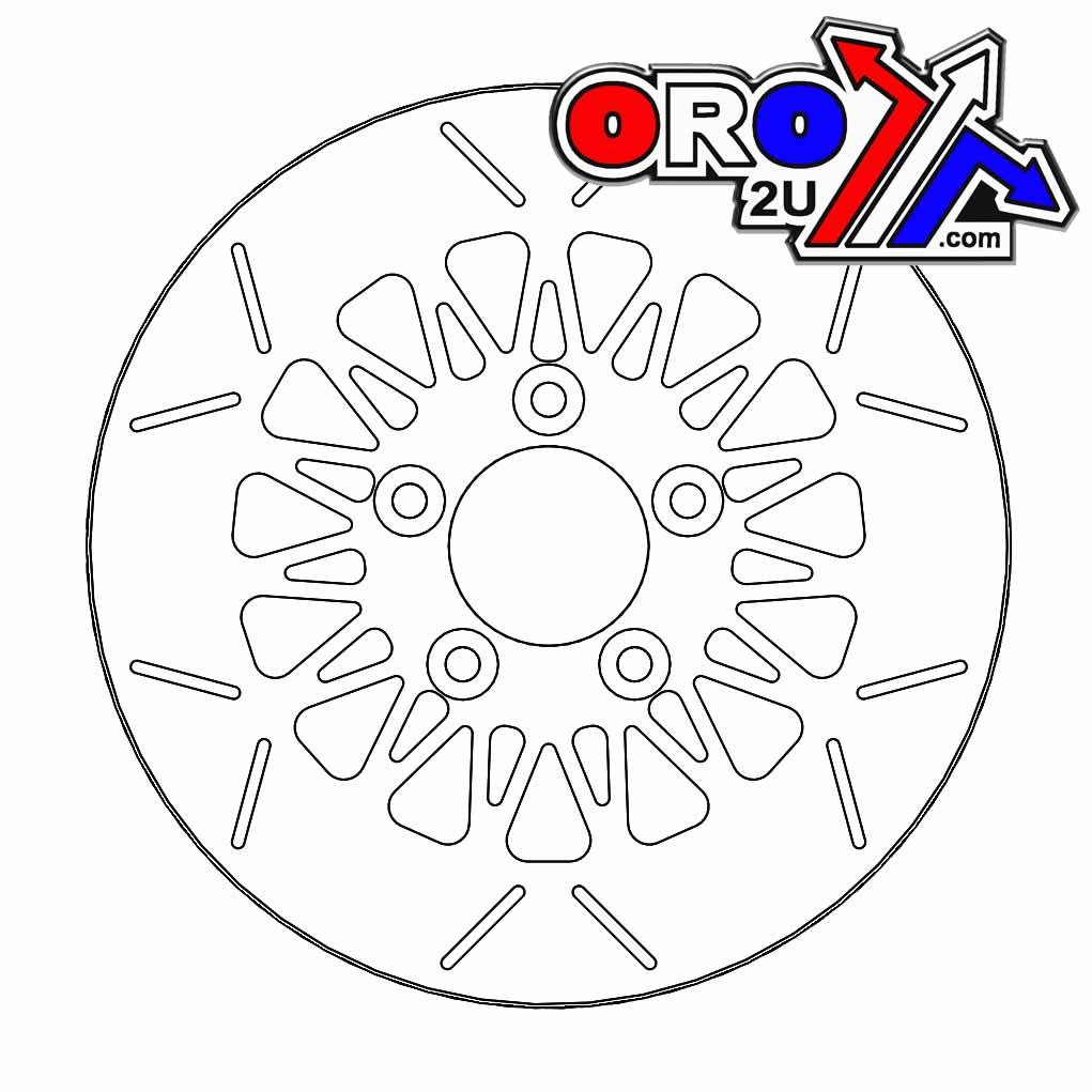 DISC BRAKE REAR HARLEY RIALTO, MOTO-MASTER 110637, ROAD, MC thumbnail 2