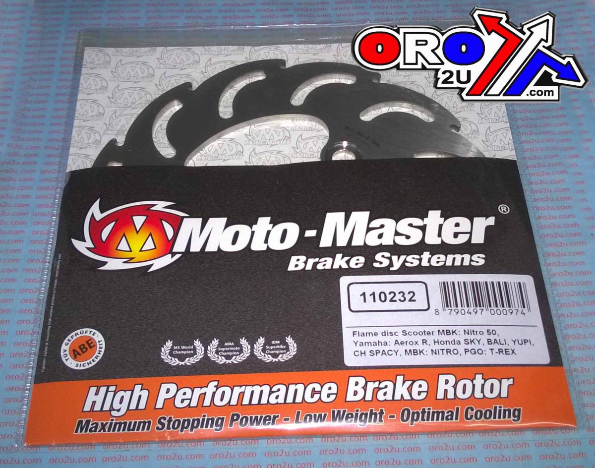 DISC BRAKE FLAME SCOOTER, MOTO-MASTER 110232 image 1