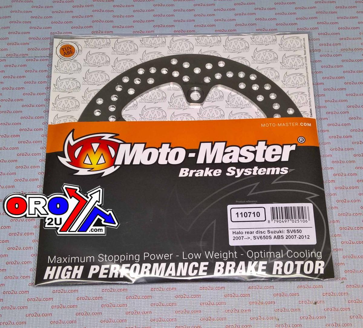 DISC BRAKE REAR HALO SV 650, MOTO-MASTER 110710, ROAD, MC image 1