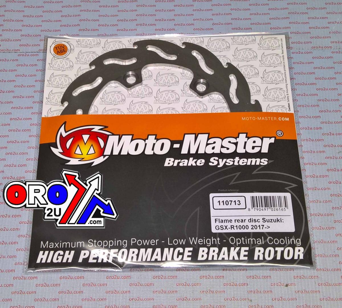 DISC BRAKE REAR FLAME GSX-R, MOTO-MASTER 110713, ROAD, MC image 1