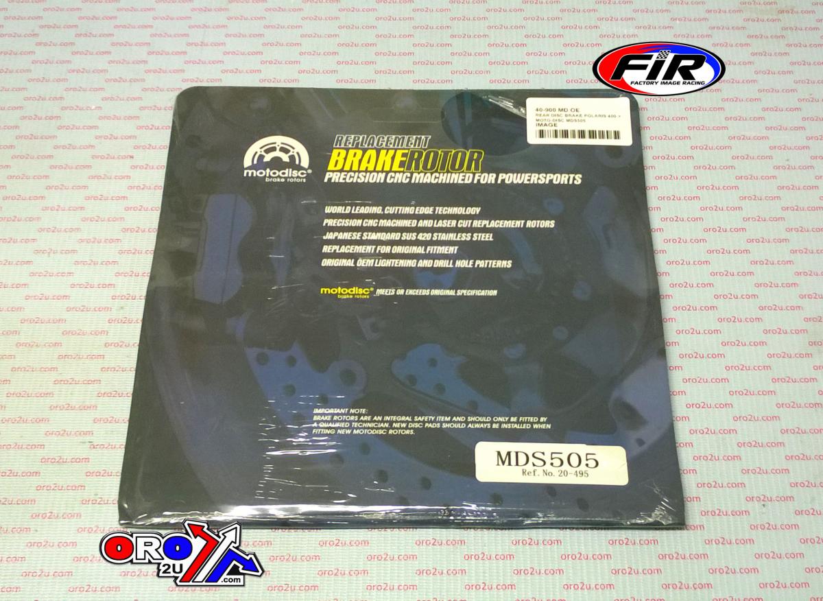 REAR DISC BRAKE POLARIS ATV UTV MOTO-DISC MDS505 thumbnail 2