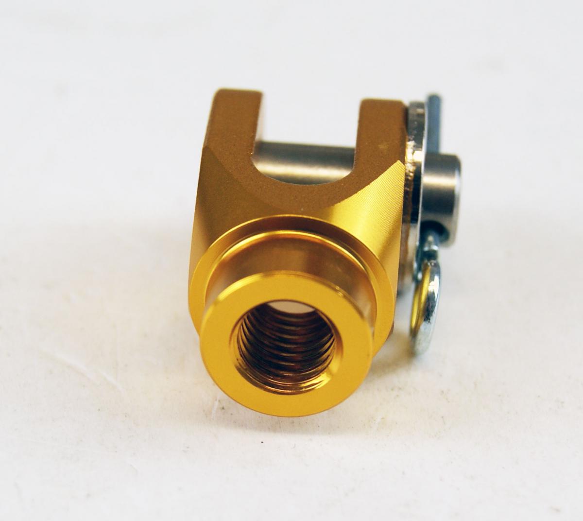 BRAKE CLEVIS REAR GOLD YZ YZF, FIR ASRBC-03, CNC ALLOY thumbnail 4
