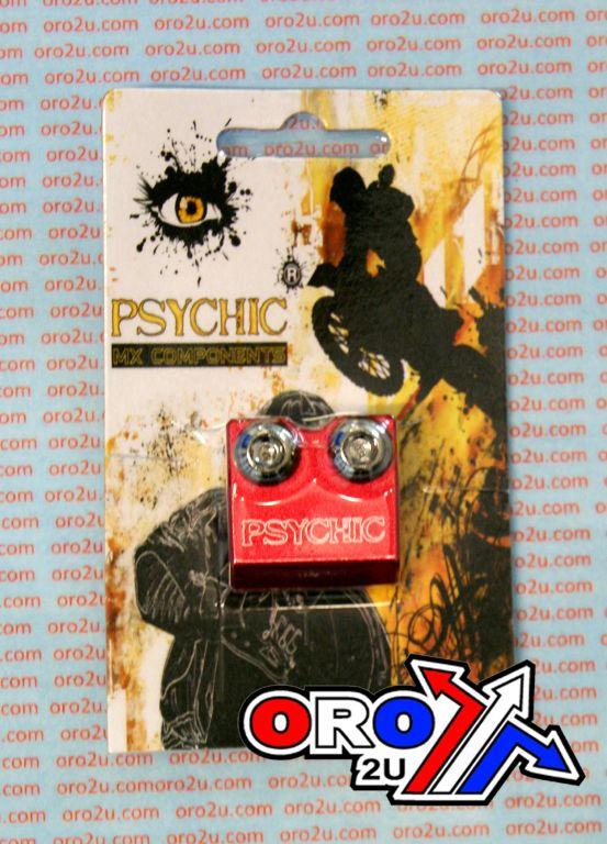 BRAKE LINE CLAMP RED, PSYCHIC MX-05338RD thumbnail 2