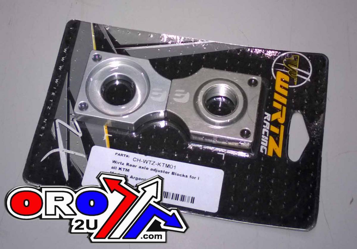 AXLE BLOCKS KTM SILVER, CH-WTZ-KTM01 image 1