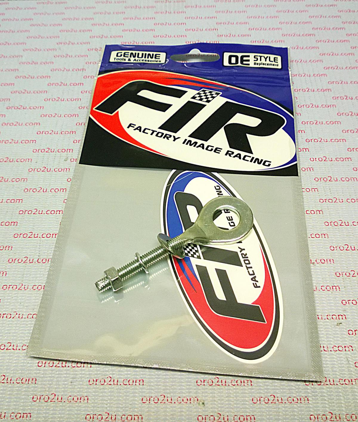 CHAIN ADJUSTER WHEEL PULLER 12mm HOLE M6 STUD STEEL BPZ SILVER thumbnail 3