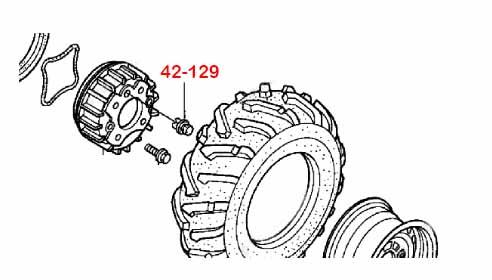 BRAKE SHOE ADJUSTER PLUG TRX, HONDA OEM 44602-HM5-A10 44602-HC4-000 thumbnail 3