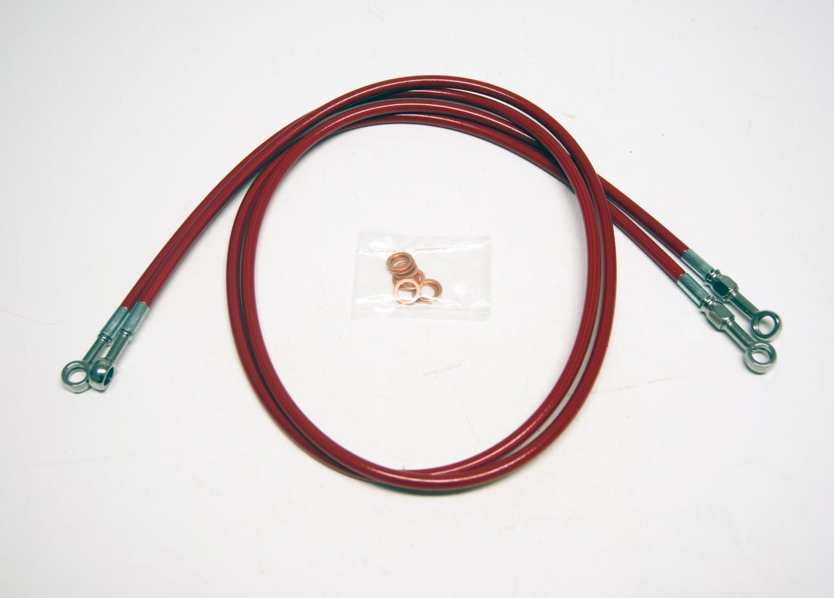 HOSE FRONT BRAKE 2/PART RED 2003-06 Yamaha YFS200 Blaster thumbnail 2