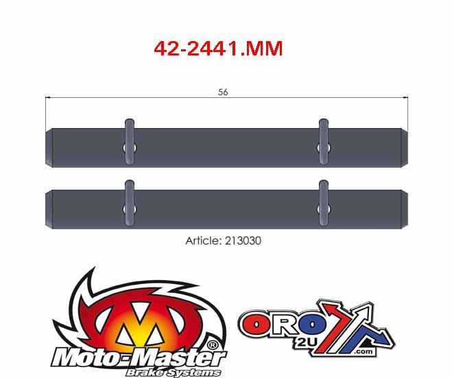 BRAKE PAD PIN FRONT, MOTO-MASTER 213030 image 1