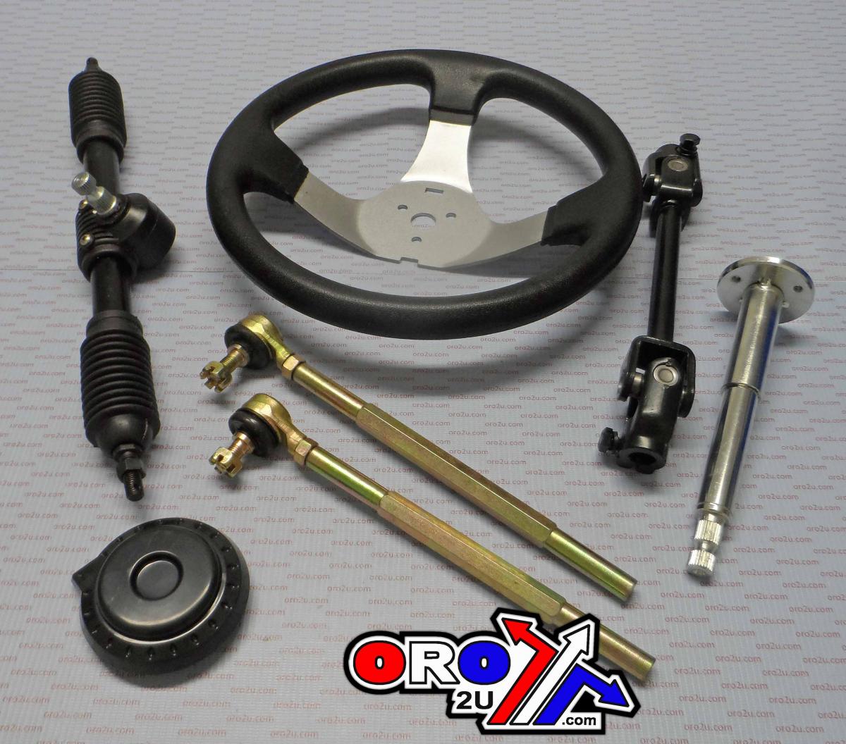 STEERING SET UNIVERSAL ATV, CENTER, MX, GO KART, BUGGY thumbnail 2