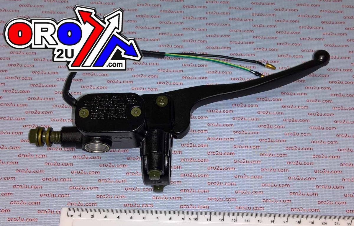 FRONT MASTER CYLINDER BLK, FRONT WITH LIGHT SWITCH, 121409851 image 1