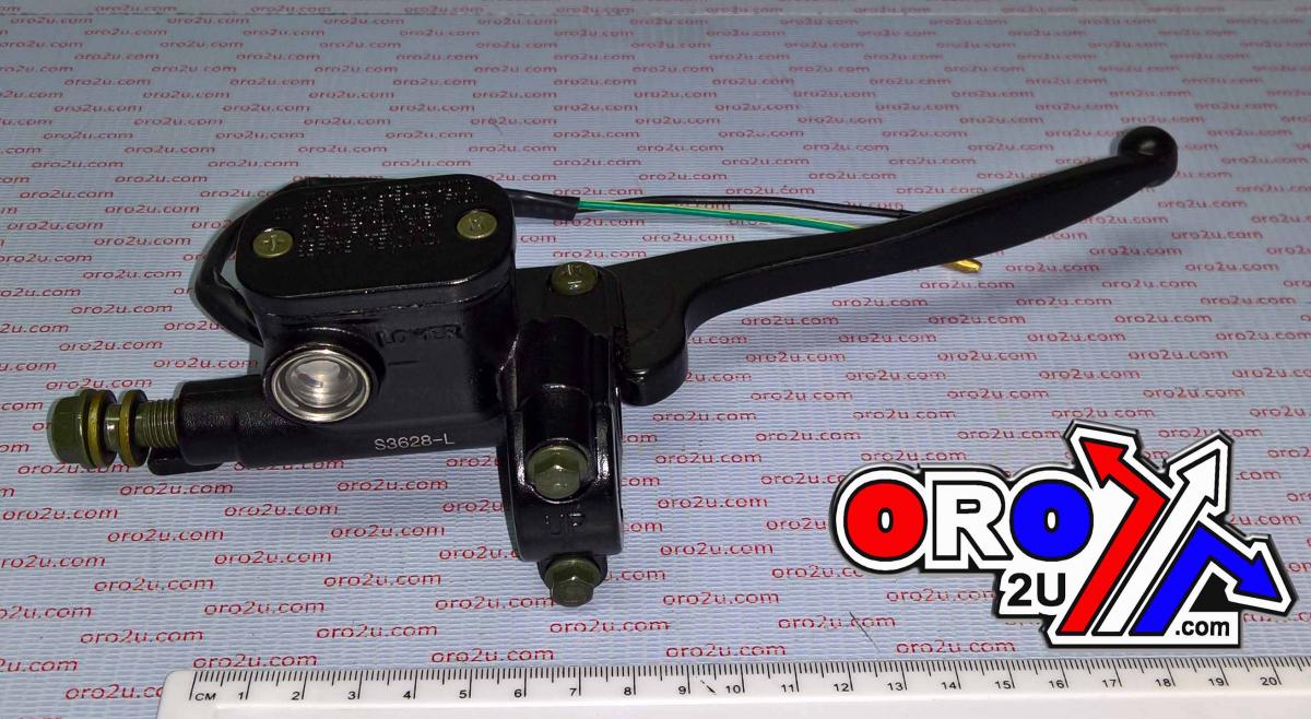FRONT MASTER CYLINDER BLK, FRONT WITH LIGHT SWITCH, 121409851 thumbnail 2