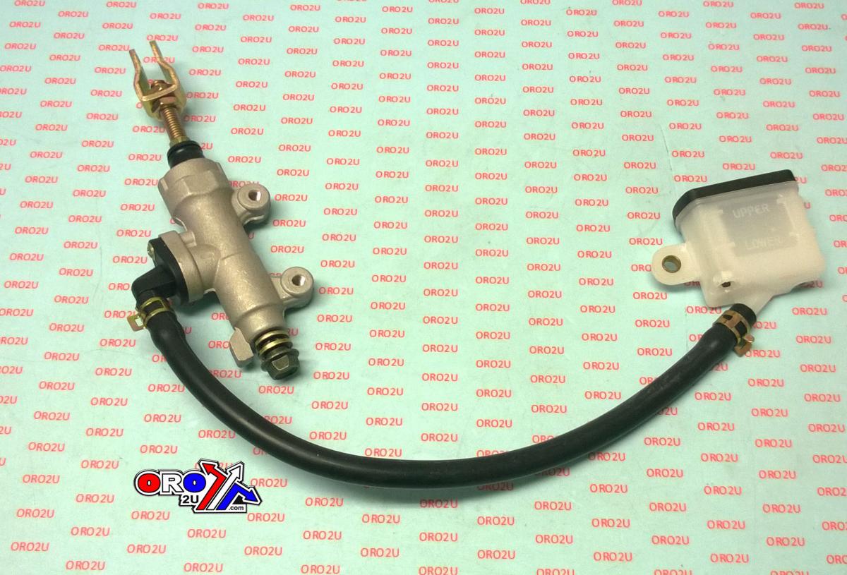 REAR BRAKE MASTER CYLINDER, UNIVERSAL WITH RESERVOIR, 121410759 image 1