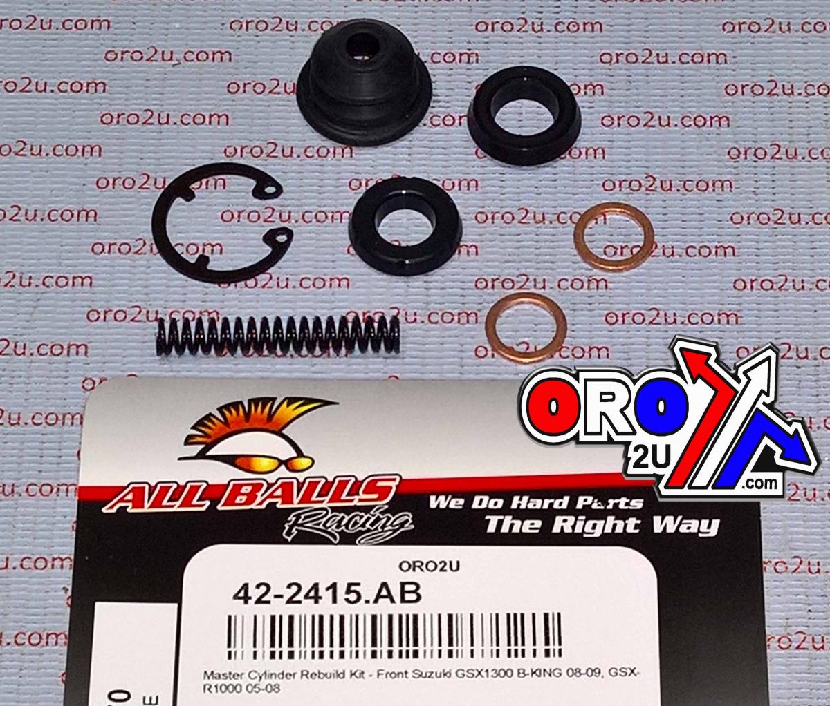 BRAKE MASTER CYL REBUILD KIT ALLBALLS, ALLBALLS 18-1070 SUZUKI GSXR1000 08-09/B-KING ROAD FRONT thumbnail 2