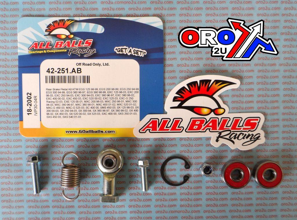 BEARING KIT REAR BRAKE PEDAL, ALLBALLS 18-2002 KTM thumbnail 2