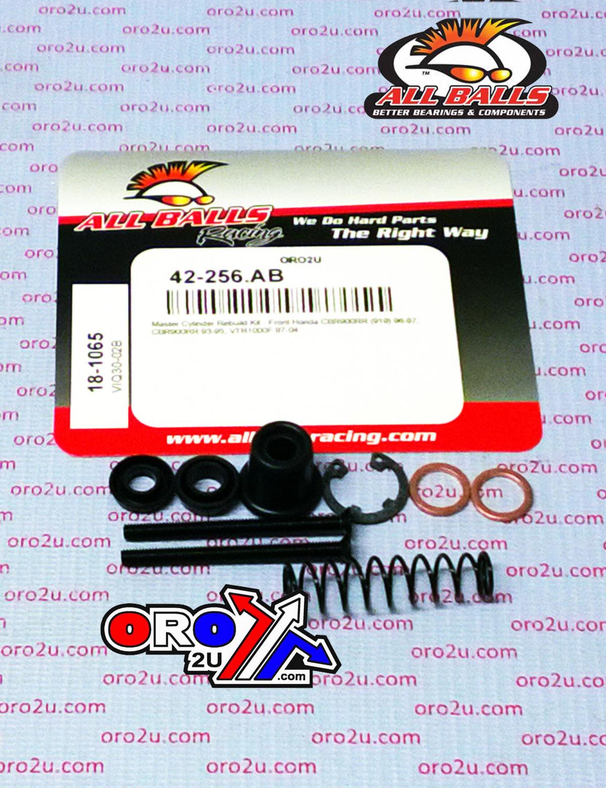 BRAKE MASTER CYL REBUILD KIT ALLBALLS, ALLBALLS 18-1065 HON CBR900RR/VTR1000 ROAD FRONT thumbnail 2
