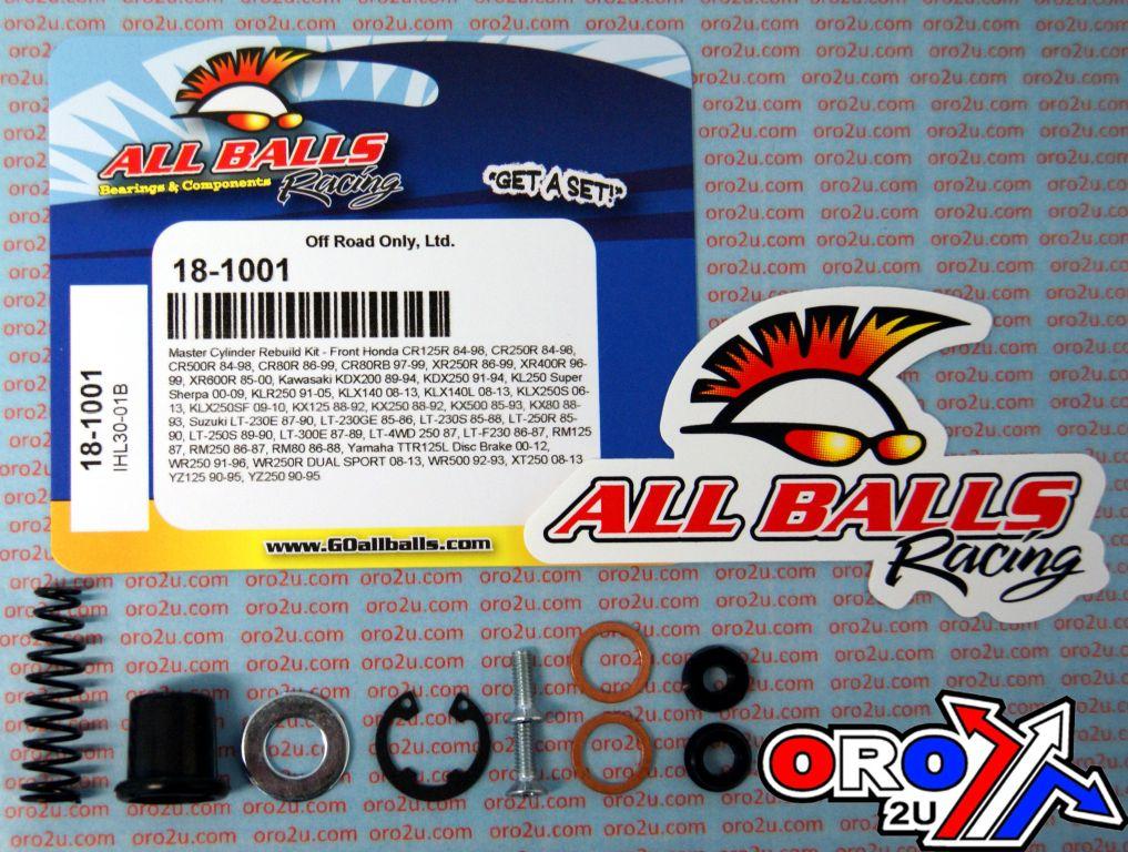 BRAKE MASTER CYL REBUILD KIT ALLBALLS, ALLBALLS 18-1001 ARCTIC-CAT/HON/KAW/SUZ/YAM FRONT thumbnail 2